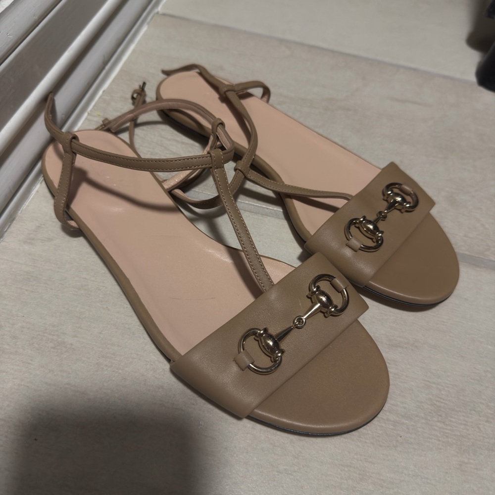 Gucci Tan Sandals